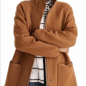 Madewell wool coat. Size medium. Tan